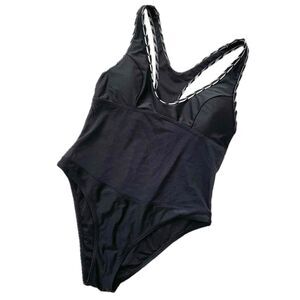 La Perla Black  One-piece Swimsuit Mesh Details L Large